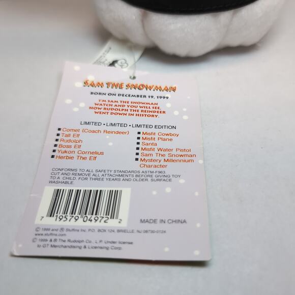 Lot of 4 Stuffins Rudolph Island Misfit Toys 1999 CVS Plush Ornament With Tags - Picture 13 of 16